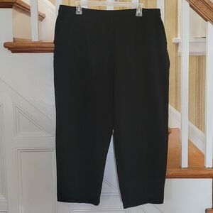 L.L BEAN Perfect Fit Black Stretch Pants Size 1X